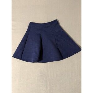 MIAMI Stretch Skirt Sz M  navy blue circle skirt